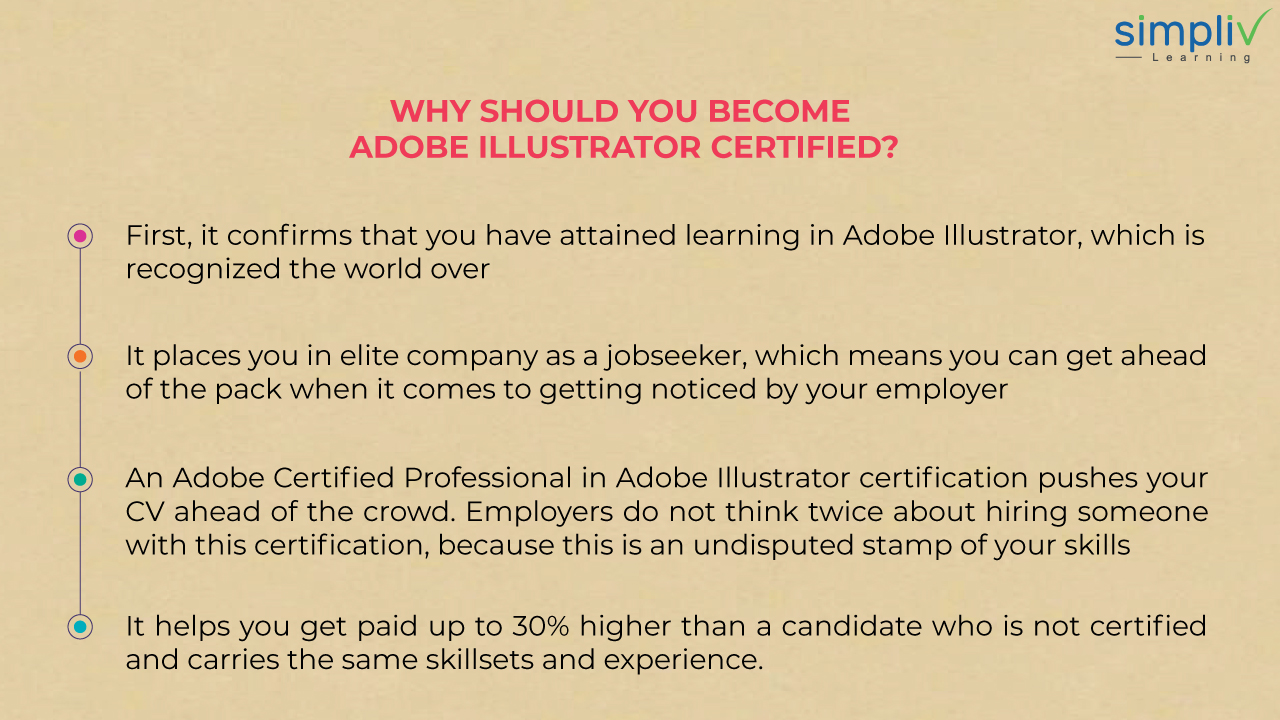 Adobe Illustrator'da Adobe Sertifikalı Profesyonel - Grafik Tasarım ve Çizim Kariyerinizin Yükselmesine İzin Verin